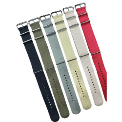 24MM. NYLON FIBBIA ACCIAIO